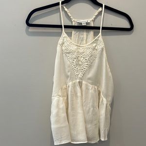 American Eagle Tank, Size S, Cream, EUC
